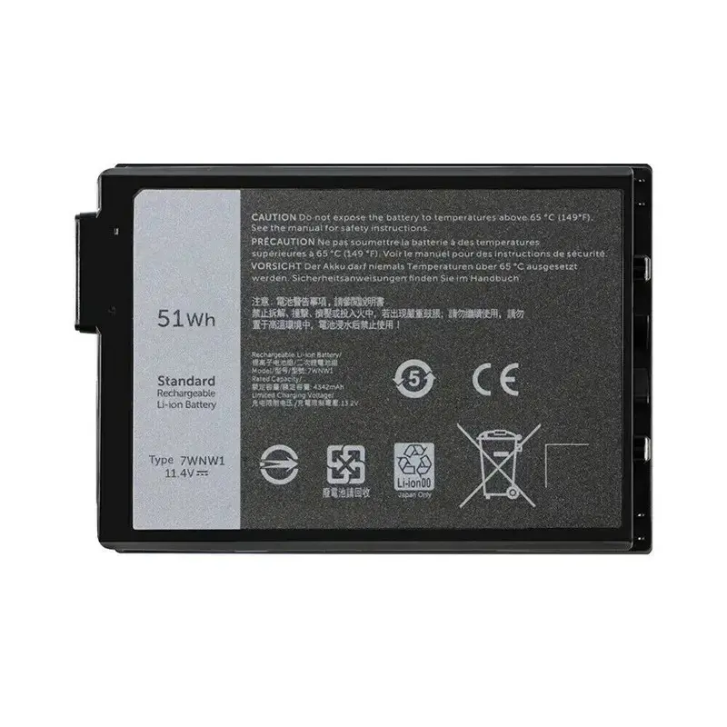 7WNW1แบตเตอรี่แล็ปท็อปแบบชาร์จได้ GK3D3 DP3KF DMF8C DMF0C สำหรับ Dell Latitude 7424 5420 5424