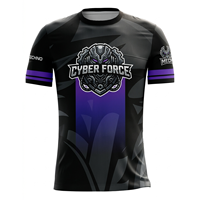 Vêtements d'événements de jeux électroniques OEM, tissu respirant à séchage rapide personnalisé, sublimation, maillots de sport électroniques, t-shirts