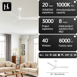 Lámpara de Techo LED Moderna y Popular, con Motor AC/DC, Colgante Blanco y Ventilador con Control Remoto, Adecuada para Sala de Estar - Product Image 4