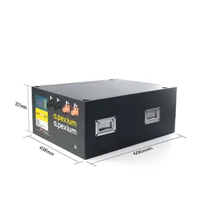 UPDATED Apexium 48V Diy Battery Box Kit PRO 16S 200Ah 230Ah 280Ah 300Ah 320Ah Empty Metal Battery Box For 48V Lifepo4 Battery