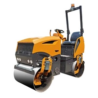 Compacteur vibrant à double tambour UCM 1,5 tonne, mini-compacteur routier, composants de base pour engins de construction, puissance de fouillis élevée 28KN