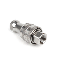 Conector Rápido de Alta Presión para Instalaciones Internacionales, Conector de Electrolito con Rosca Interna, Accesorio para Tuberías de Agua