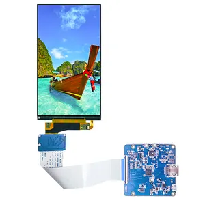 BOE/ Sharp 5.5นิ้ว4K LCD พร้อม4K 2160*3840 MIPI Driver Board สำหรับแอพพลิเคชั่นการพิมพ์3D VS055QUM-NH0-6KP