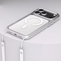 Coque de téléphone transparente magnétique antichoc 2025 pour iPhone 17 Air Pro Max 15 16 14 Dissipation thermique et antichoc