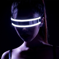 Lunettes LED Lumineuses Stroboscopiques pour Soirées en Boîte de Nuit, Anniversaires, Noël, Diwali, Pâques – Décoration en Plastique, Accessoires de Scène Tendance Unisexe