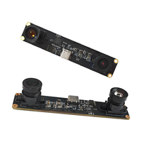 Modul Kamera Pengumpul Data Cap Waktu Kamera Stereo 3D IMU Kamera VR 2MP Lensa Ganda USB2.0 3840*1200 60fps AR0234