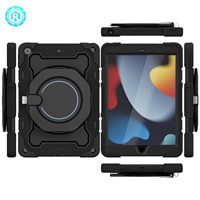 Étui de protection antichoc pour iPad 9e génération, 8e génération, 7e génération, 10,2 pouces, avec support