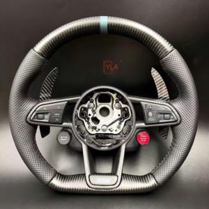 Volant en cuir et fibre de carbone, <span class=keywords><strong>prix</strong></span> de gros direct d'usine, pour <span class=keywords><strong>Audi</strong></span> TT - Product Image 1