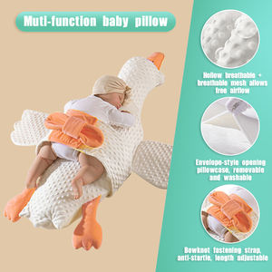 Hesen HSS001 Newborn Comfort Exhaust <b>Pillow</b> Yellow <b>Baby</b> Giraffe Plush Polyester Portable Adjustable 11-30cm Body Relief <b>for</b> - Product Image 2