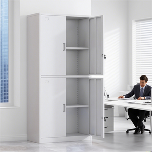 लॉक योग्य स्टील फ़ाइल भंडारण अलमारियाँ दाखिल करना फर्नीचर धातु 4-स्तरीय भंडारण अलमारी अभिलेखागार - Product Image 1