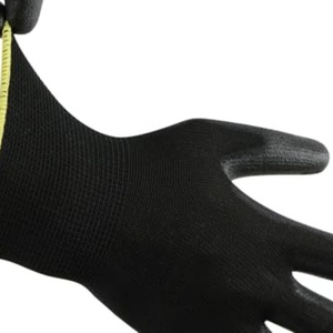 Factory Direct Customizable Wholesale Men's Polyester Coated <b>Touchscreen</b> Safety Work <b>Gloves</b> Anti-slip Tapered Cuff 26cm Bulk - Product Image 5