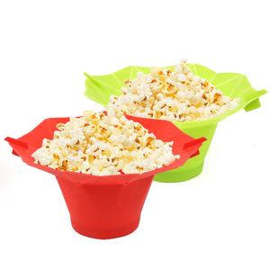 Herramientas de bricolaje <span class=keywords><strong>caseras</strong></span> de grado alimenticio de alta calidad, cuenco para <span class=keywords><strong>palomitas</strong></span> de maíz resistente <span class=keywords><strong>al</strong></span> calor, Cubo de <span class=keywords><strong>palomitas</strong></span> de maíz de silicona para <span class=keywords><strong>microondas</strong></span> - Product Image 1