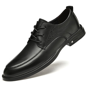 รองเท้าผู้ชายปี 2026 |   รองเท้าหนังวัวแท้บุรุษ สวมใส่สบาย ระบายอากาศได้ดี พื้นนุ่ม หนังนิ่ม เหมาะสำหรับใส่ทำงานหรือโอกาสทางการ - Product Image 1