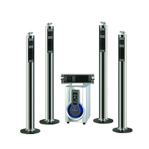 Sistema de Altavoces 5.1 Profesional para el Hogar, Potencia de Salida de 60 W, Material de Madera, con Control Remoto - Product Image 2