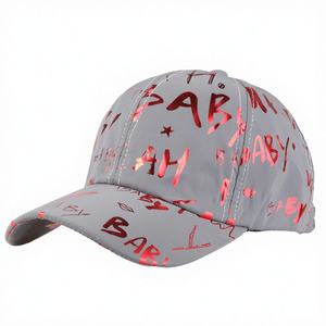 Casquette de baseball à 6 panneaux brodée main style graffiti dessin animé, tendance streetwear unisexe, style européen et américain - Product Image 2