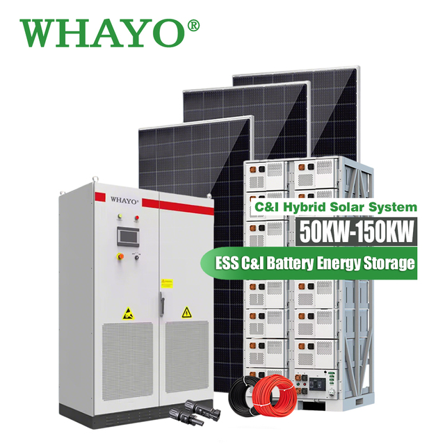 Intelligent EMS 30kW-150kW Commercial Industrial Energy Storage Cabinet BESS LiFePO4 Storage System for Solar PV Projects