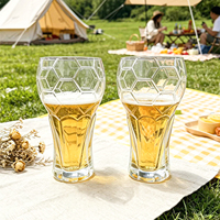 Copa de Vino de Cristal con Forma de Balón de Fútbol, Creativa, para Bar Deportivo, Regalo para Aficionados al Vino