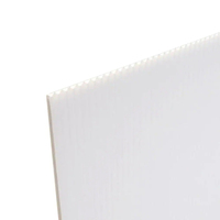 2mm-8mm 1220x2440 4 'x 8' Pp Flexible Corflute Panneau Plastique Ondulé Feuilles Plastique Plaque Creuse Couleur Personnalisation