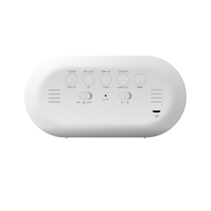 Hot sales led night light <strong>clocks</strong> modern <strong>design</strong> digital desktop <strong>table</strong> mirror music alarm <strong>clock</strong> - Product Image 6