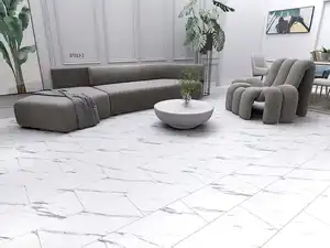 Revêtement de sol 3d de luxe en Pvc, pierre de granit décorative intérieure/marbre de cuisine
