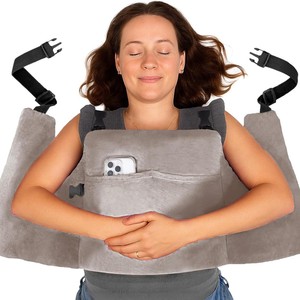 Breast Recovery <b>Pillow</b> <b>U</b>-<b>Shape</b> Orthopedic Support Cushion For Healing And Reconstruction Grey - Product Image 1