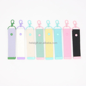 New Hàn Quốc DIY bông dây đeo vá cá nhân name tag Keychain với đầy màu sắc Hooks - Product Image 4