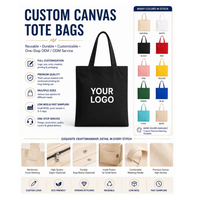 Sac fourre-tout en toile personnalisé avec logo imprimé, taille sur mesure, vente en gros, promotionnel, grande capacité, idéal pour le shopping, le travail ou les voyages
