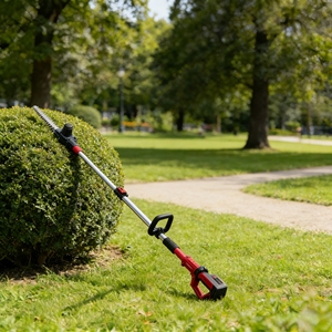 Taille-<span class=keywords><strong>haie</strong></span> télescopique sans fil électrique avec manche extensible longue portée - Product Image 2