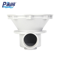 Accessoires de piscine PIKES ABS UV : Bouchon de vidange principal, écumoire, buse d'aspiration et raccord de retour pour système de nettoyage de piscine en vinyle