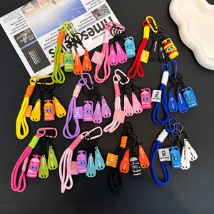 Nuevo Llavero con Temática de Buceo de Verano, Lindos Aletas de Buceo, Colgante de PVC Suave para Bolsos, Colgante de Silicona Ecológico para Amantes del Buceo - Product Image 1