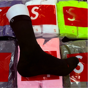S&amp;U 2-Pair Pack Crew <strong>Socks</strong> Winter Hip-Hop Style Thick Terry Sports <strong>Socks</strong> <strong>Polyester</strong> Fashion Long Casual <strong>Socks</strong> - Product Image 6