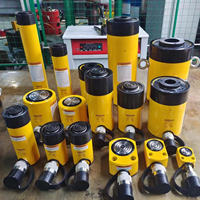 Potentipac équivalent 5 10 15 25 30 50 75 95 tonnes 16-362mm objectif de levage de course micro chargeur frontal vérin hydraulique cylindre