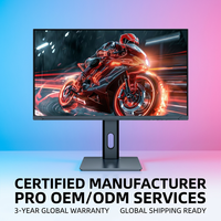 Écran d'ordinateur de bureau LED IPS 24/27/32 pouces avec rétroéclairage, haute définition, écran professionnel rotatif, protection des yeux, 165Hz/144Hz 5ms
