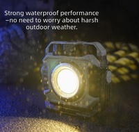 Lampe de poche magnétique COB Boyid, lampe torche porte-clés, atelier, rechargeable USB DC, LED 6 modes, super lumineuse, mini portable, IP65, 500LM