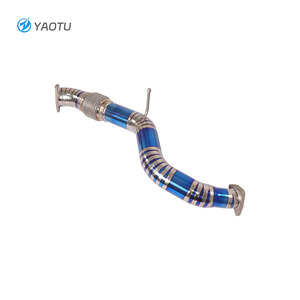 Tubo de Escape de Titanio de Alta Calidad YT, Tubo Delantero para Honda <span class=keywords><strong>Civic</strong></span> <span class=keywords><strong>Type</strong></span>-<span class=keywords><strong>R</strong></span> FL5 <span class=keywords><strong>2.0</strong></span> - Product Image 1