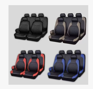 Fundas de Asiento de Coche de Cuero Nappa de Lujo YLD, 5 Piezas, Cómodas y Protectoras para Asientos Delanteros y Traseros, Diseño de Estilo Ejecutivo para el <span class=keywords><strong>Interior</strong></span> - Product Image 1