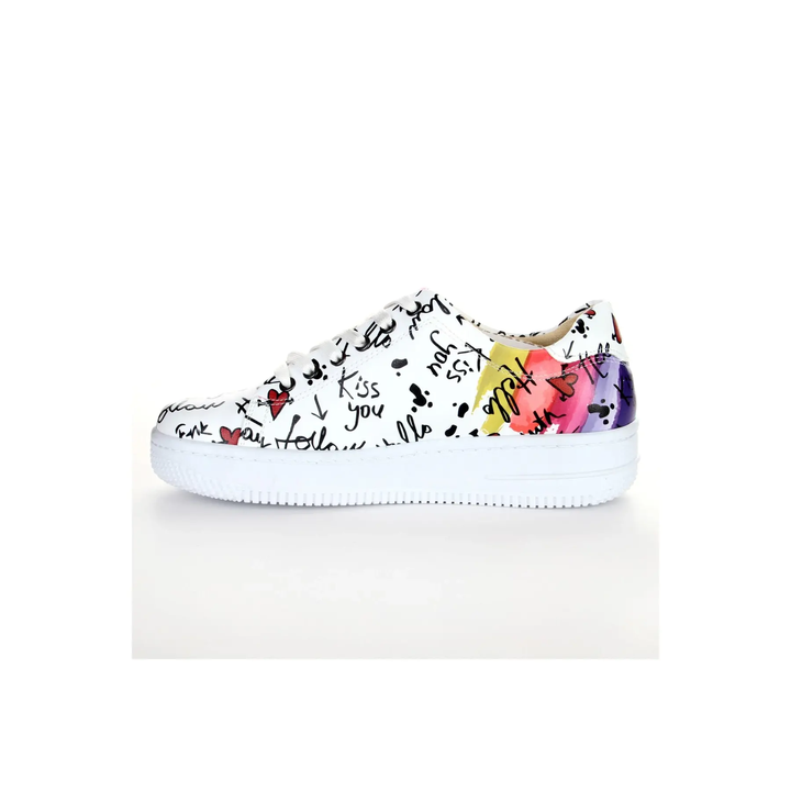 7370 Hello Kiss You Desen Sneakers