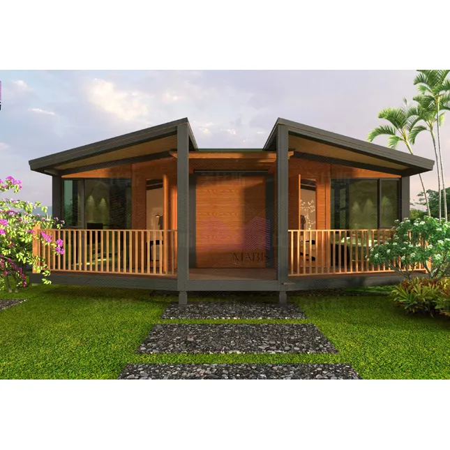 prefabricated wooden house price prefab luxury for resort made in china