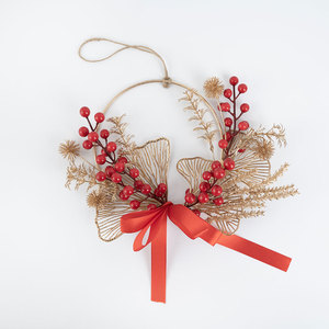 CallaFloral Decoración de Pared con Frutas de la Fortuna Artificiales, Rojo Dorado, Decoración para el Hogar de Año Nuevo CF01086 - Product Image 3