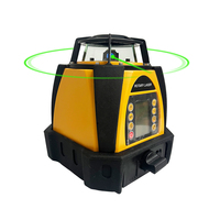 Niveau laser rotatif à lignes croisées vertes, capteur électronique, nivellement rapide, laser rotatif avec écran LCD pour l'agriculture, émetteur