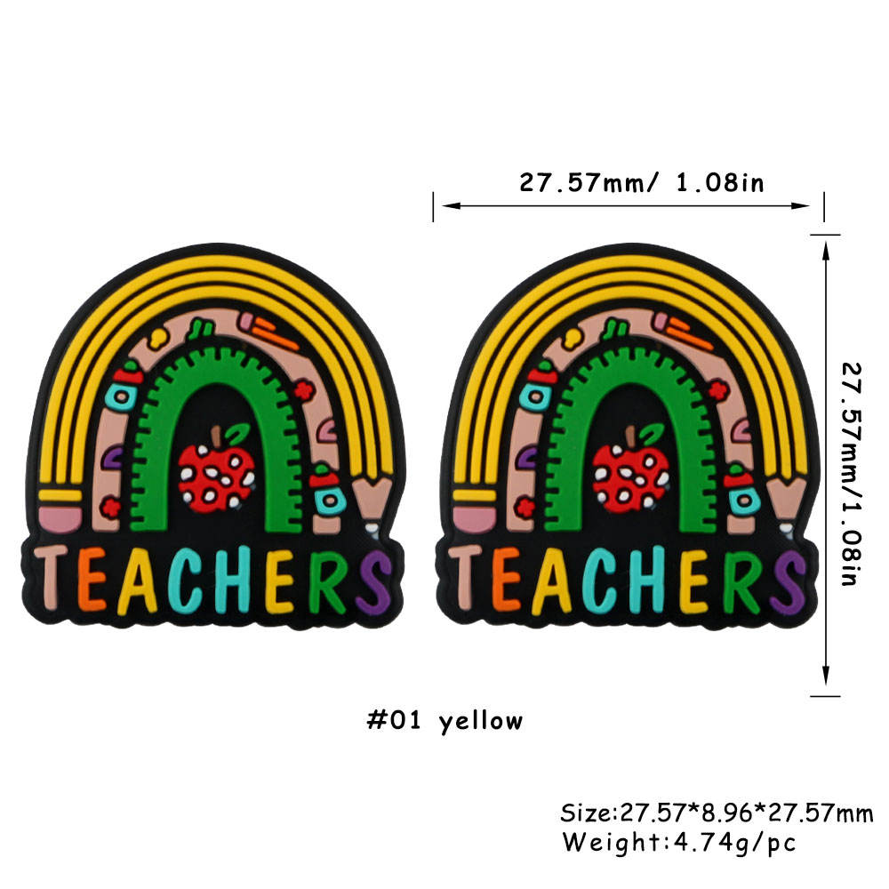 Silicone beads teacher style A686
