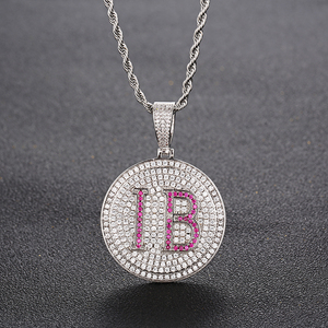 WS Christian Hip-hop Men's <strong>Coin</strong> Pendant Zircon Jewelry Luxury 18K Gold-Plated Exquisite Rapper <strong>Necklace</strong> 2026 Wholesale - Product Image 5