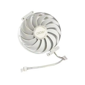Nuevo 3FAN 7PIN CF1010U12S DC 12V 0.45A adecuado para <span class=keywords><strong>ASUS</strong></span> Rog Strix Rtx 3070 3080 <span class=keywords><strong>Ti</strong></span> <span class=keywords><strong>3090</strong></span> blanco Oc versión GPU ventilador de repuesto - Product Image 6