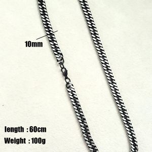 Collar Grueso Chapado en Oro para Hombre, <span class=keywords><strong>Cadena</strong></span> Robusta, Joyería de Moda, Regalo de Cumpleaños para Novio - Product Image 2