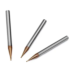 Tungsten Coated Steel Milling Cutter Small Diameter Ball Nose End Mills Alloy SHAZAM Carbide Machining Cutting Tools For Metal