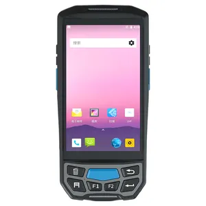 Özelleştirilebilir mobil çok fonksiyonlu Pda uzatma Android 9.0 sistemi, 3g mobil Internet ve 58mm makbuz Wifi yazıcı tarayıcı