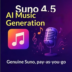 Plateforme de chant <span class=keywords><strong>SUNO</strong></span> : Outil de production musicale IA, composition automatique et accompagnement de chansons en un clic, avec fonction de paroles - Abonnement <span class=keywords><strong>SUNO</strong></span> - Product Image 1