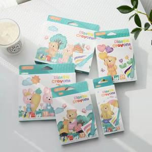 Ensemble de crayons 36 couleurs pour enfants, peinture sûre, coffret cadeau en plastique, peinture scolaire, crayon de coloriage lisse, papeterie - Product Image 2