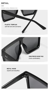 2023 surdimensionné hommes conduite lunettes de soleil haute qualité en plein air qualité sport chaleur carré lunettes de soleil - Product Image 6