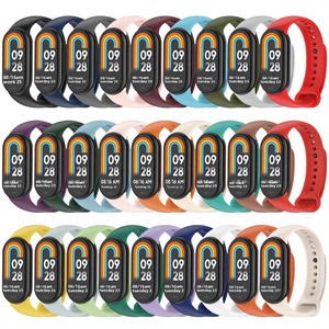 Correa Inteligente Compatible con Mi Band 10/9/3/4/5/6/7/8 - Material TPU de 12 mm de Ancho con Hebilla de Botón a Presión, Diseño Simple - Product Image 1